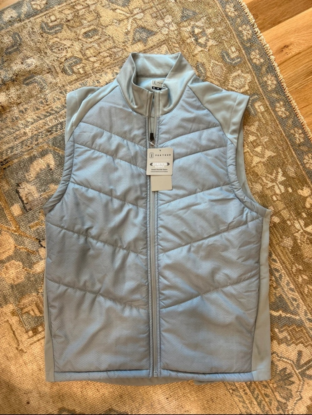 PGA tour quilted golf vest